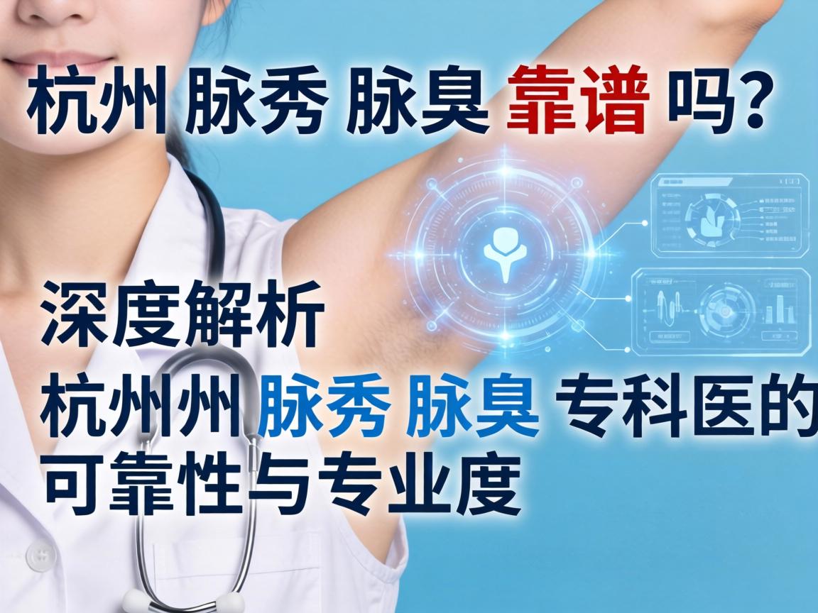 杭州腋秀腋臭靠谱吗？深度解析杭州腋秀腋臭专科的可靠性与专业度