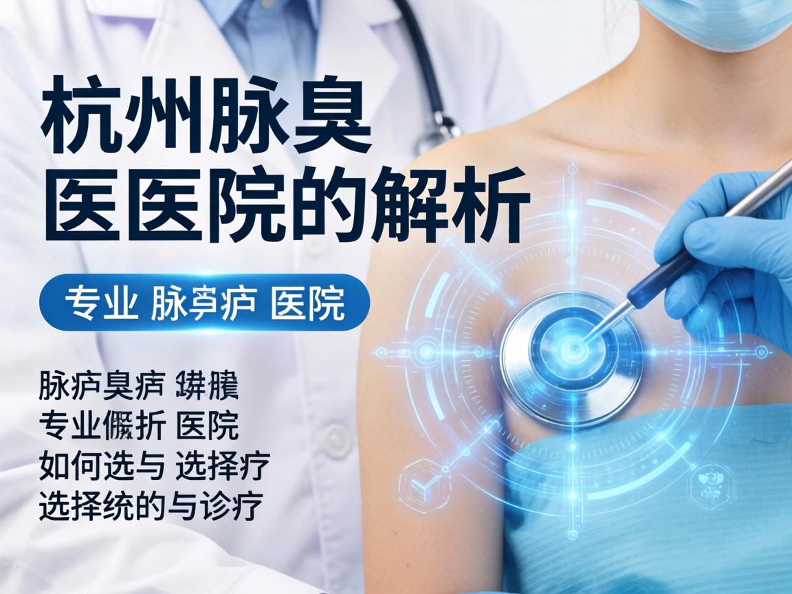 杭州腋臭医院解析，专业腋臭医院如何选择与诊疗