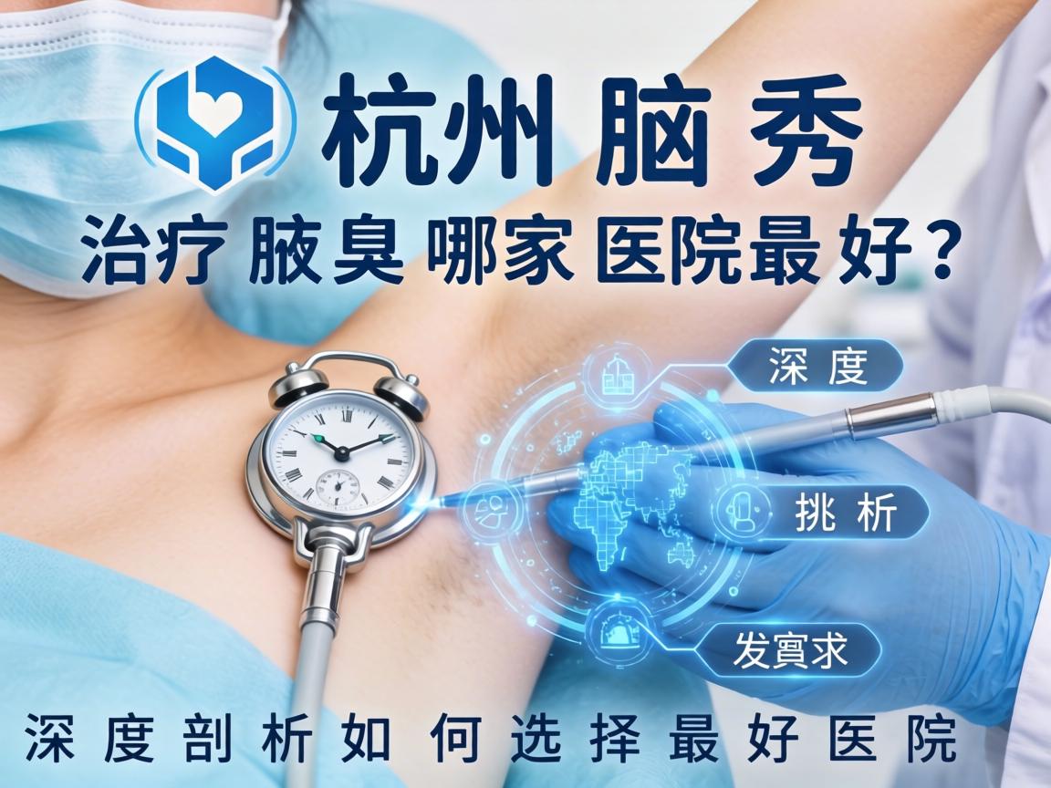 杭州腋秀解析，杭州治疗腋臭哪家医院最好？深度剖析如何选择最好医院