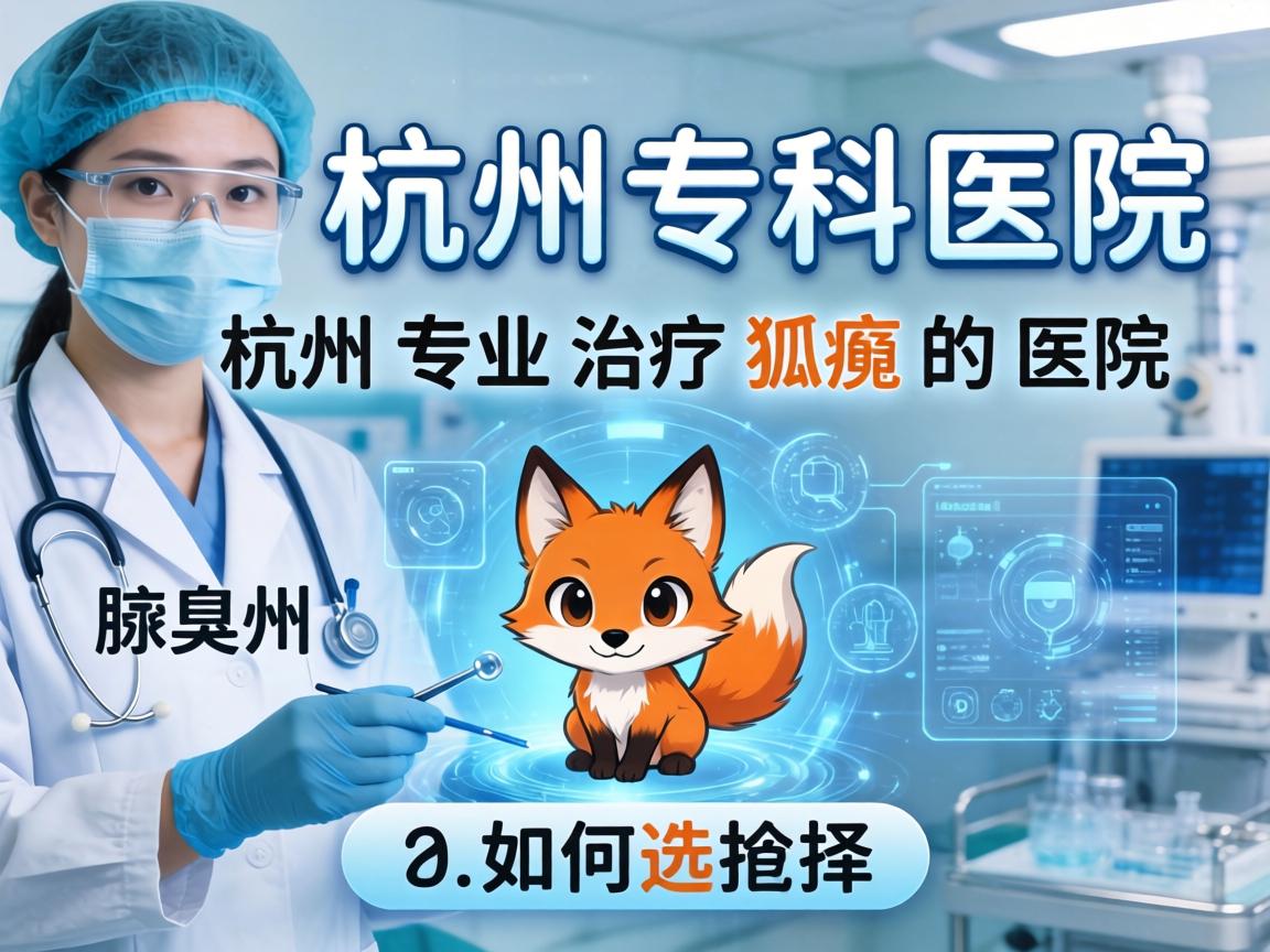 杭州腋臭专科医院解析，杭州专业治疗狐臭的医院如何选择
