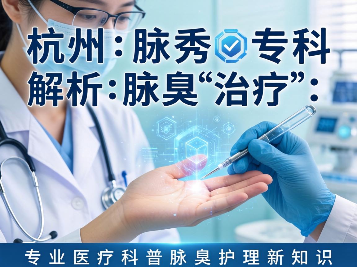 杭州腋秀专科解析腋臭治疗，专业医疗科普腋臭护理新知识