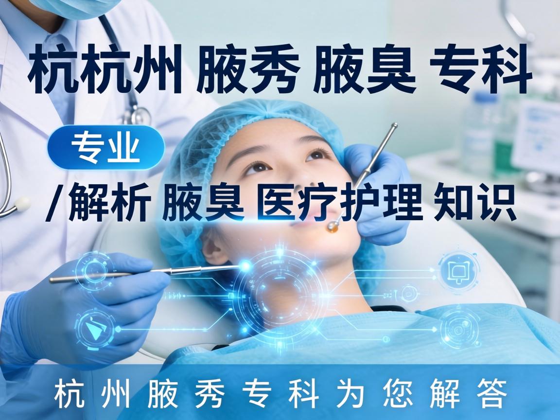 杭州腋秀腋臭专科，专业解析腋臭医疗护理知识，杭州腋秀专科为您解答