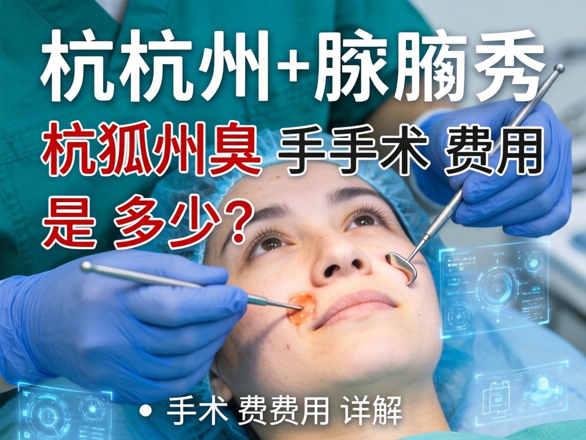 杭州腋秀解析，杭州狐臭手术费用是多少？手术费用详解