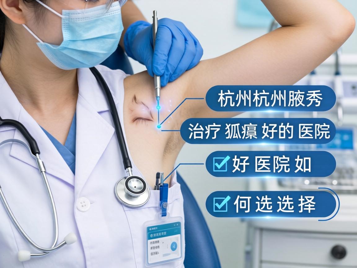 杭州腋秀解析，杭州治疗狐臭好的医院，好医院如何选择