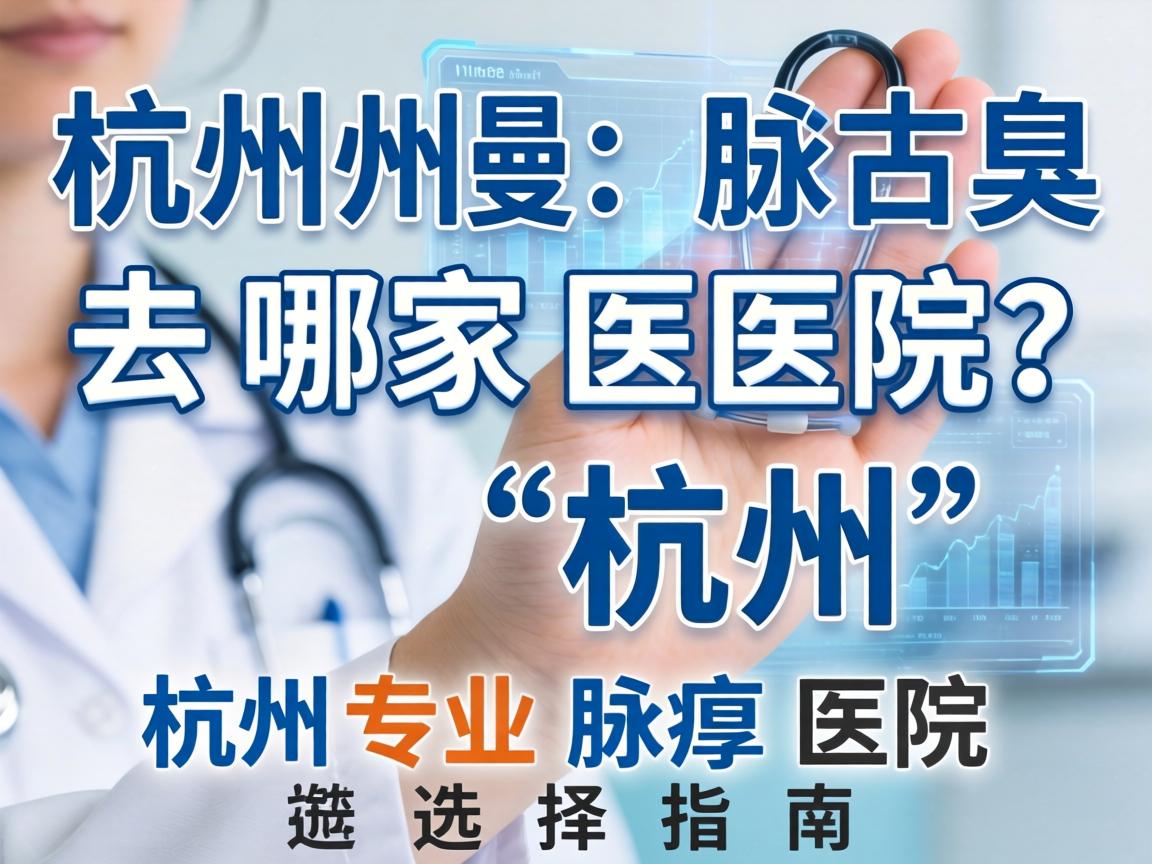 杭州腋臭去哪家医院？杭州专业腋臭医院选择指南