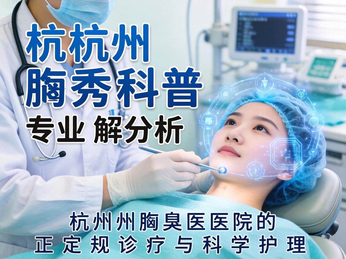 杭州腋秀科普，专业解析杭州腋臭医院的正规诊疗与科学护理