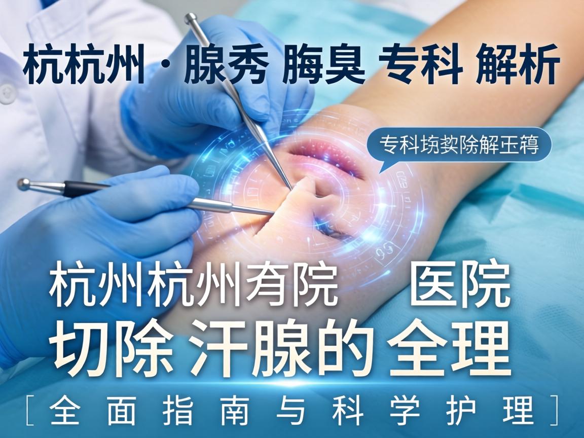 杭州腋秀腋臭专科解析,杭州医院切除汗腺的全面指南与科学护理 杭州腋秀腋臭专科解析,杭州医院切除汗腺的全面指南与科学护理
