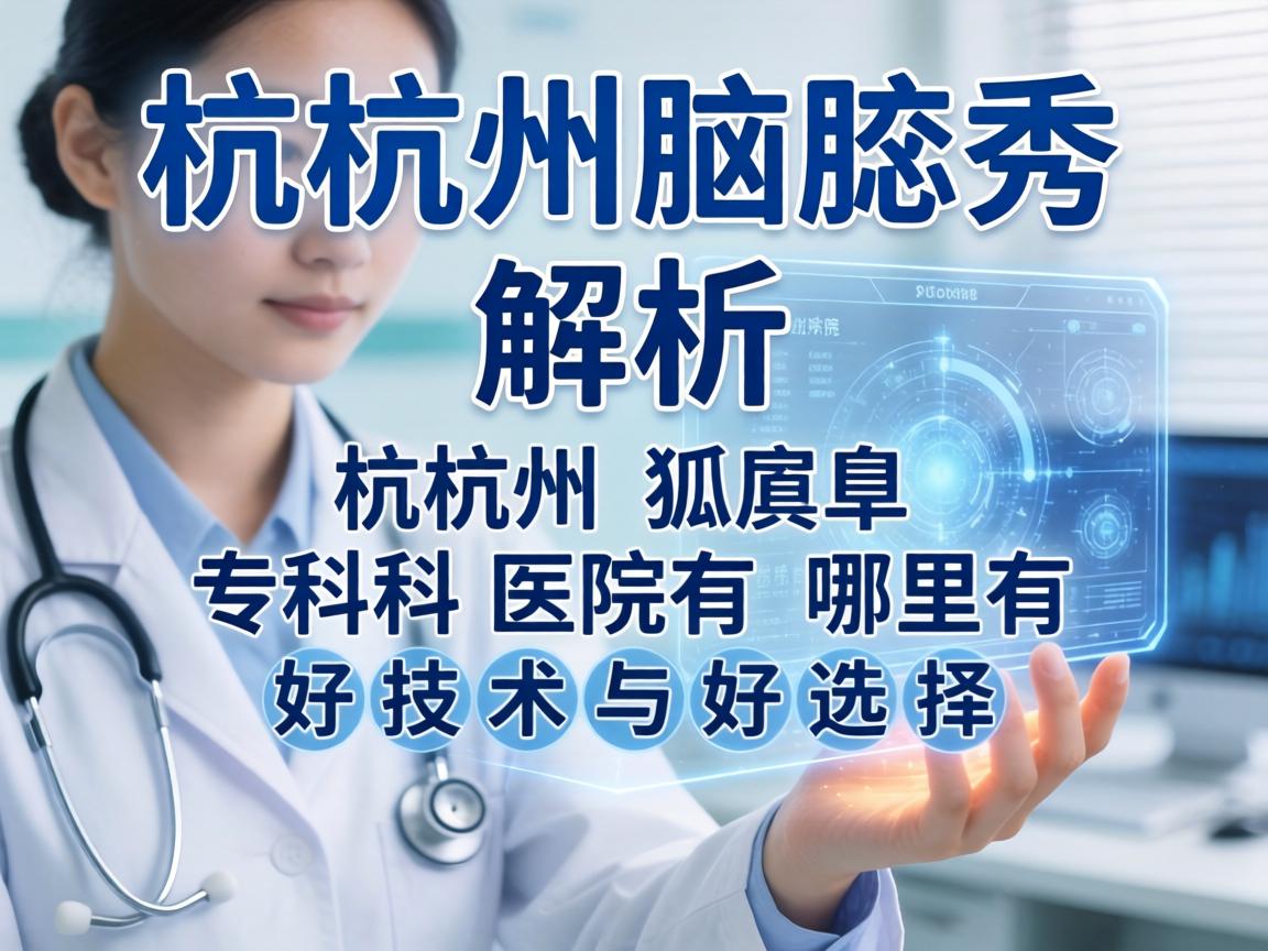 杭州腋秀解析，杭州狐臭专科医院哪里有好技术与好选择