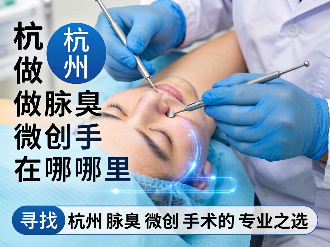 杭州做腋臭微创手术在哪里？寻找杭州腋臭微创手术的专业之选