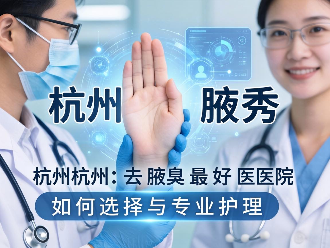 杭州腋秀解析，杭州去腋臭最好医院如何选择与专业护理