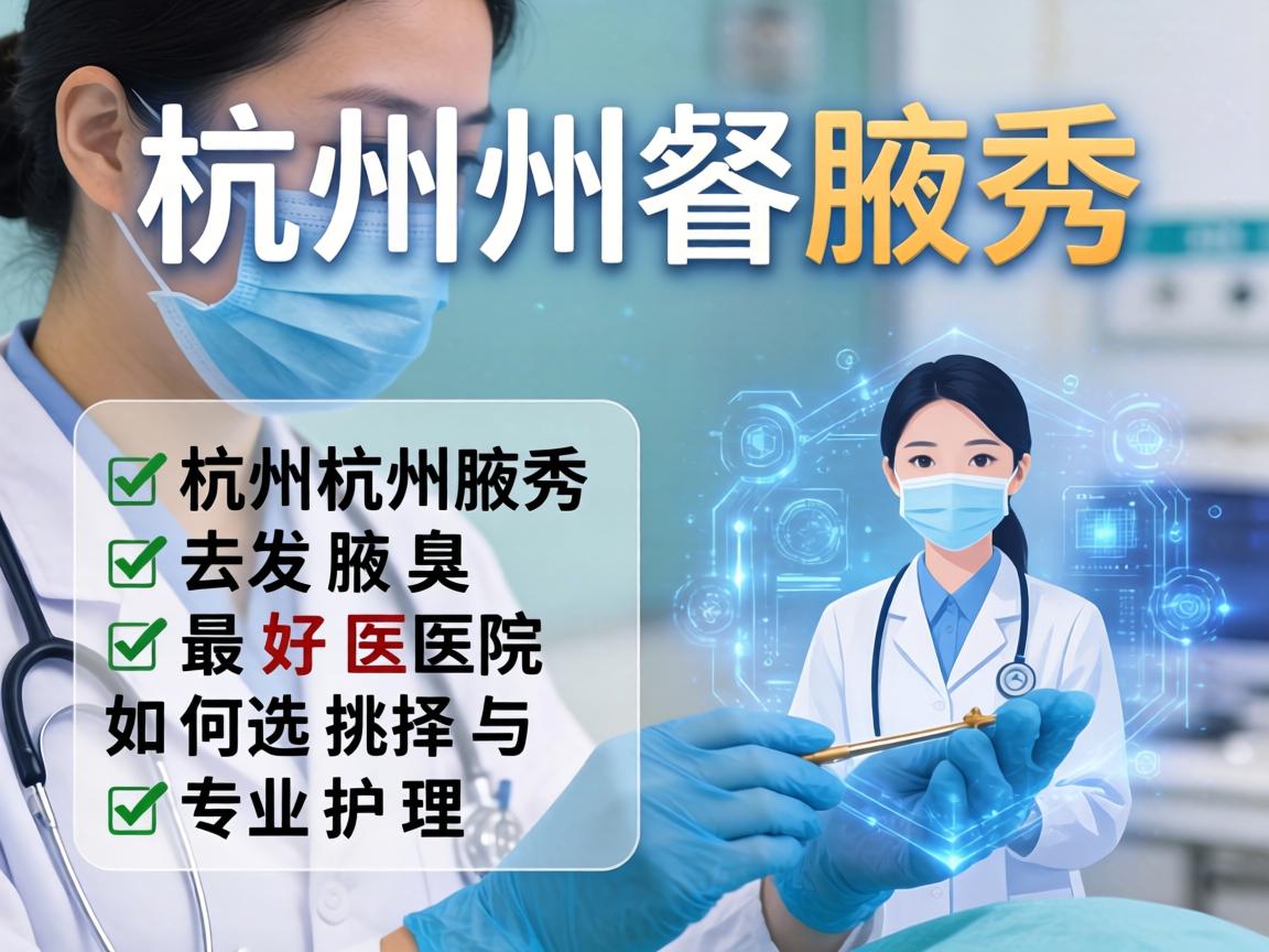 杭州腋秀解析，杭州去腋臭最好医院如何选择与专业护理