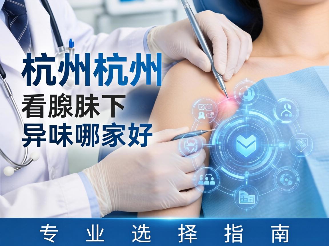 杭州腋秀解析，杭州看腋下异味哪家好，专业选择指南