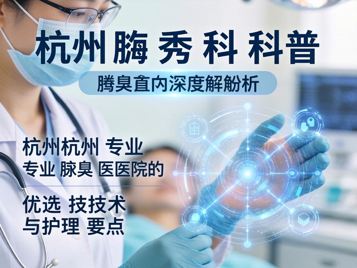 杭州腋秀科普，深度解析杭州专业腋臭医院的优选技术与护理要点