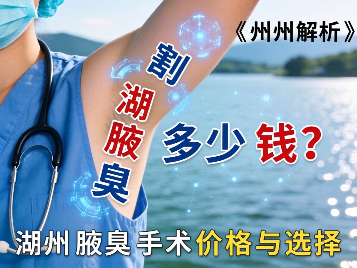 湖州割腋臭多少钱？解析湖州腋臭手术价格与选择