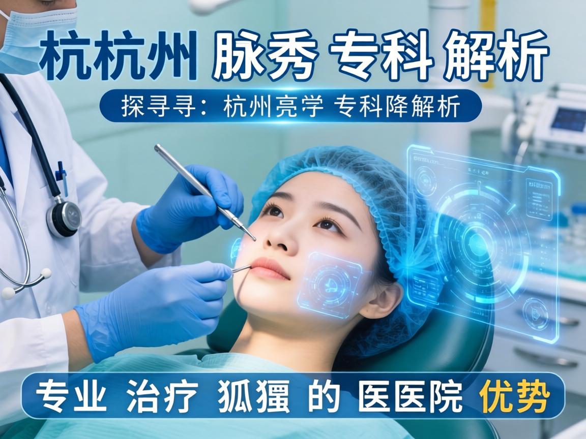 杭州腋秀专科解析，探寻杭州专业治疗狐臭的医院优势