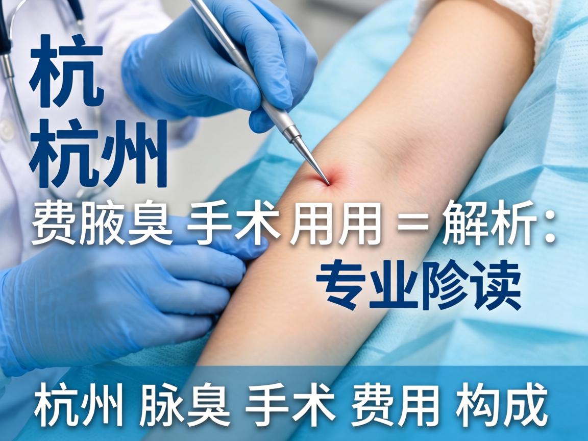 杭州腋臭手术费用解析,专业解读杭州腋臭手术费用构成 杭州腋臭手术费用解析,专业解读杭州腋臭手术费用构成