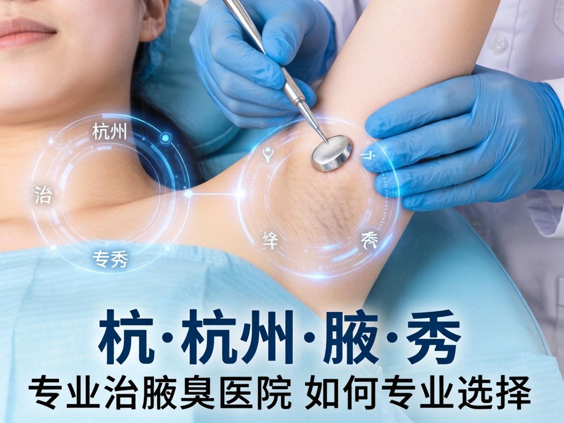 杭州腋秀解析，杭州专业治腋臭医院如何专业选择