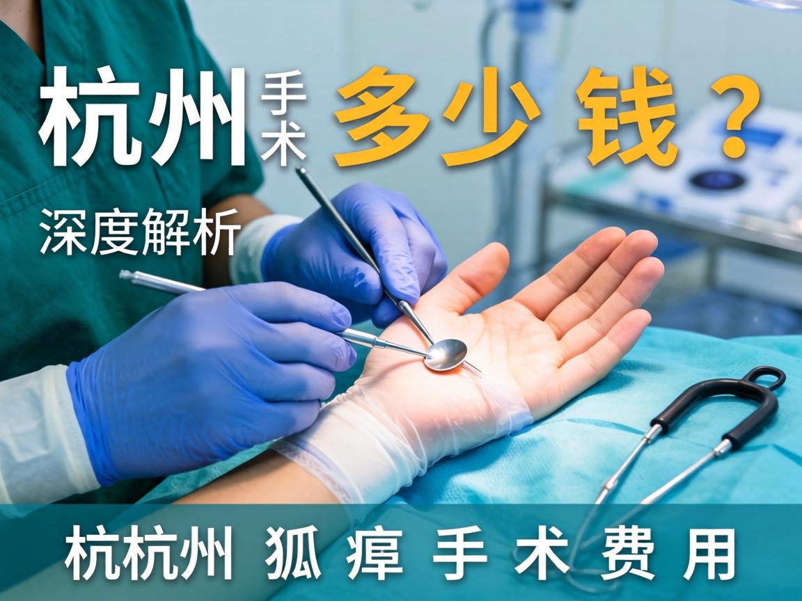 杭州腋臭手术多少钱？深度解析杭州狐臭手术费用