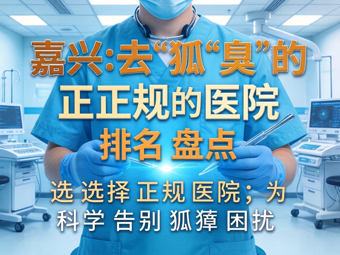 嘉兴去狐臭的正规医院排名盘点，选择正规医院，科学告别狐臭困扰