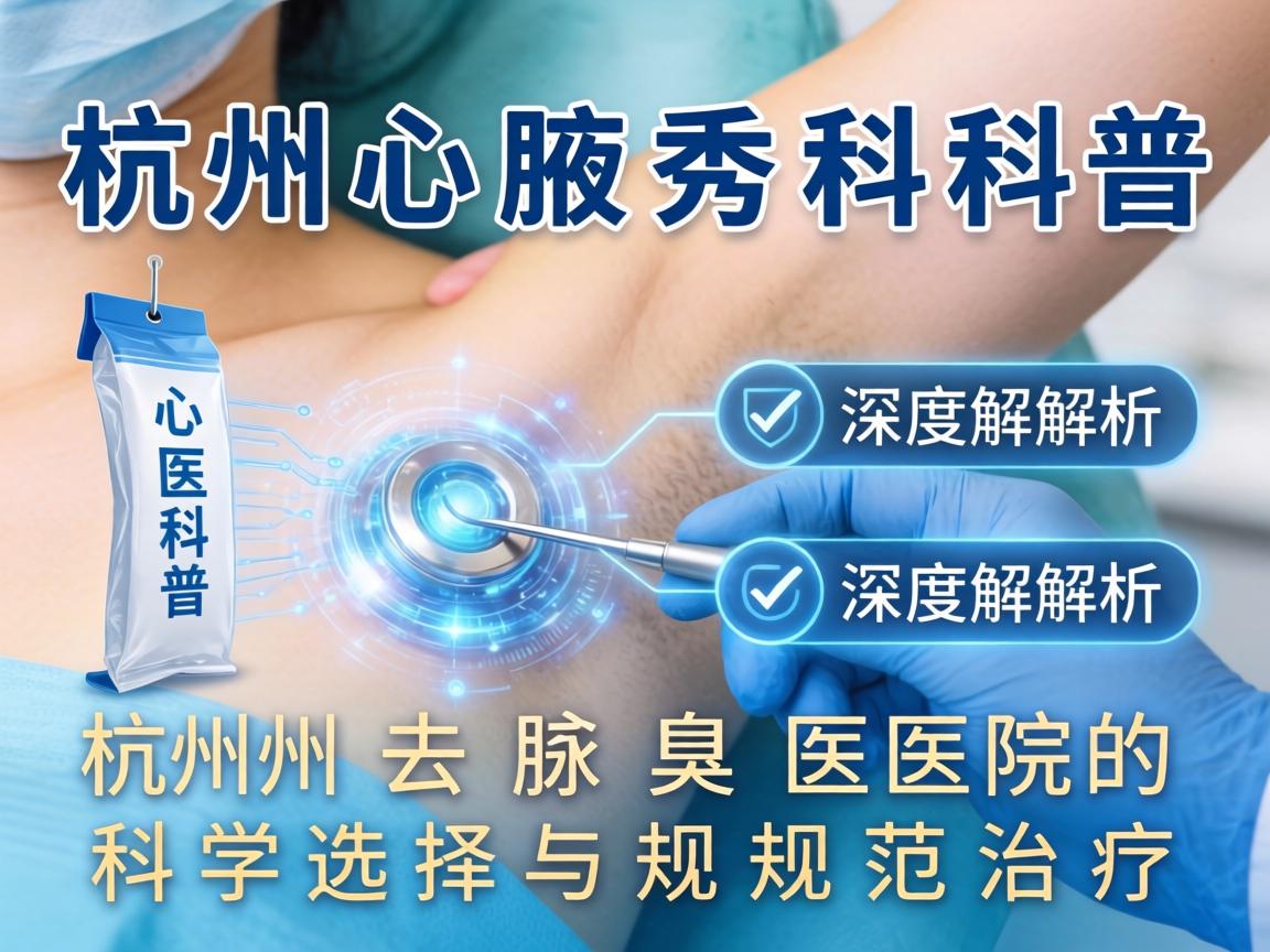 杭州腋秀科普，深度解析杭州去腋臭医院的科学选择与规范治疗