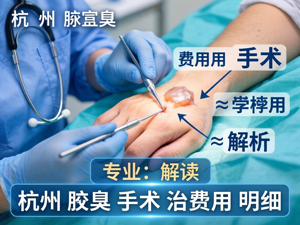 杭州腋臭手术费用解析，专业解读杭州腋臭手术治费用明细