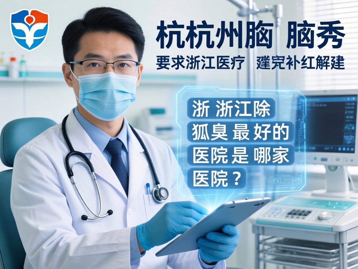 杭州腋秀解析，浙江除狐臭最好的医院是哪家医院？