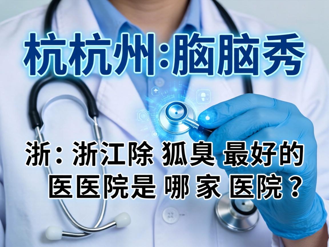 杭州腋秀解析，浙江除狐臭最好的医院是哪家医院？
