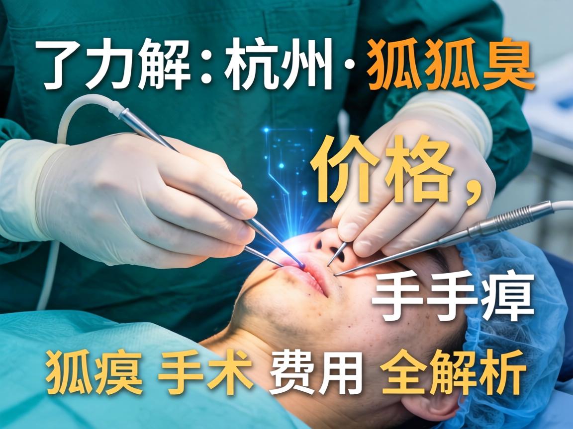 了解杭州狐臭手术价格，狐臭手术费用全解析