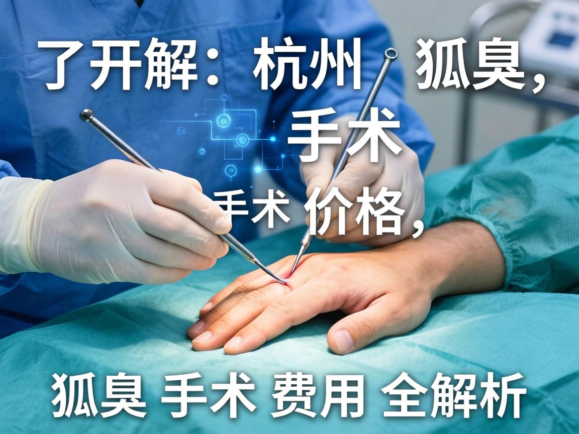 了解杭州狐臭手术价格，狐臭手术费用全解析