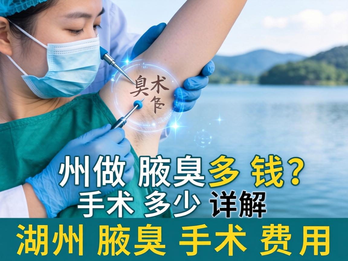 在湖州做腋臭手术多少钱？详解湖州腋臭手术费用