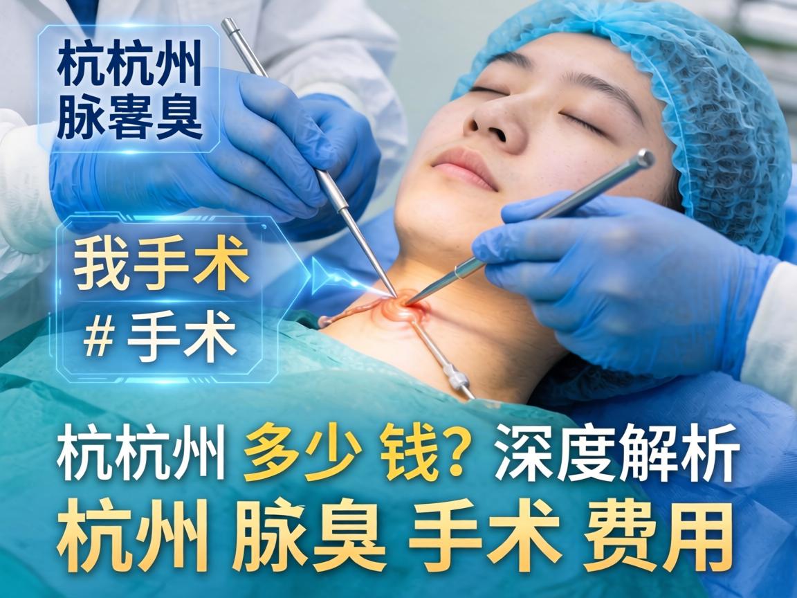 杭州腋臭手术多少钱？深度解析杭州腋臭手术费用
