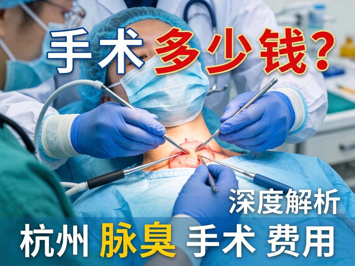 杭州腋臭手术多少钱？深度解析杭州腋臭手术费用