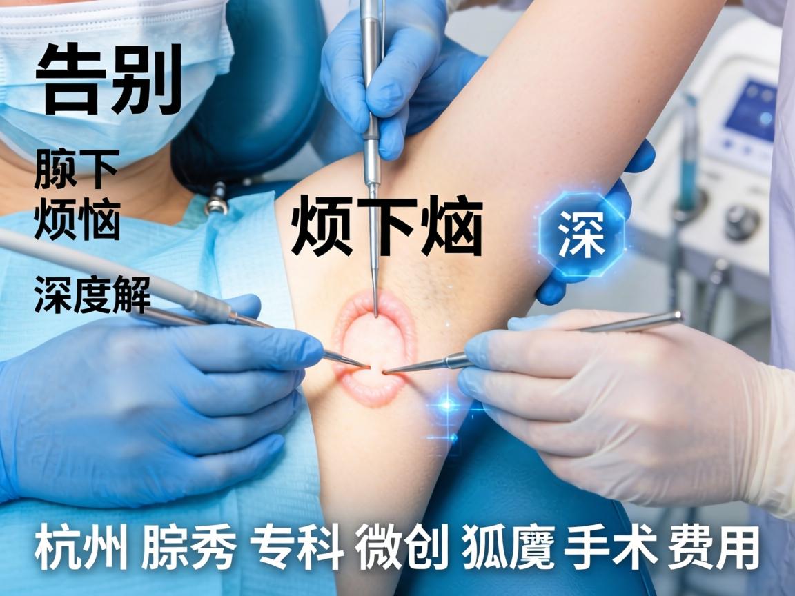 告别腋下烦恼，深度解析杭州腋秀专科微创狐臭手术费用