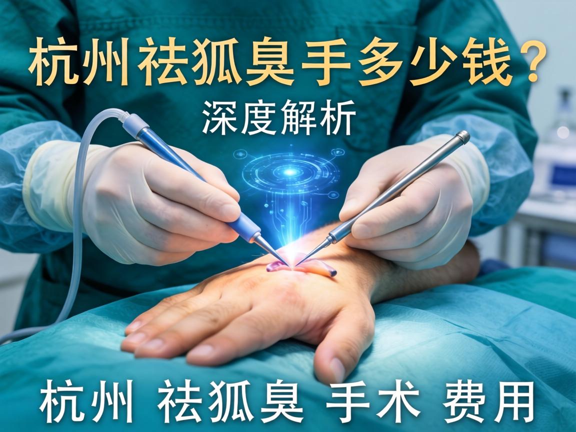 杭州祛狐臭手术多少钱？深度解析杭州祛狐臭手术费用