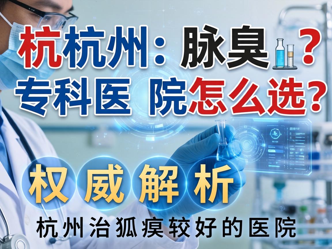 杭州腋臭专科医院怎么选？权威解析杭州治狐臭较好的医院