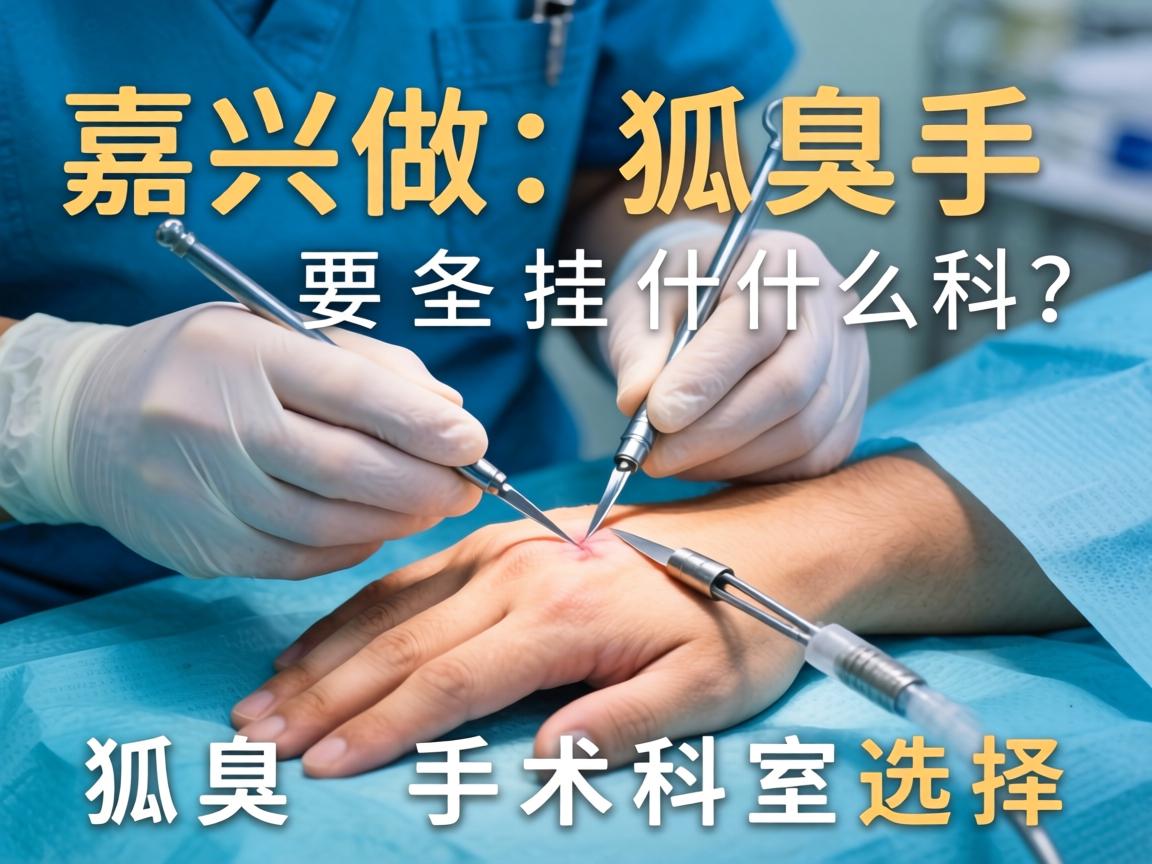 嘉兴做狐臭手术要挂什么科？详解狐臭手术科室选择