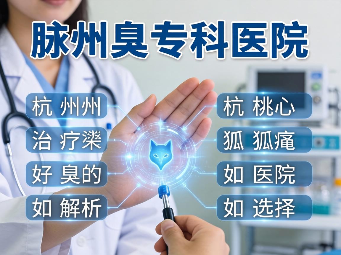 杭州腋臭专科医院解析，杭州治疗狐臭好的医院如何选择