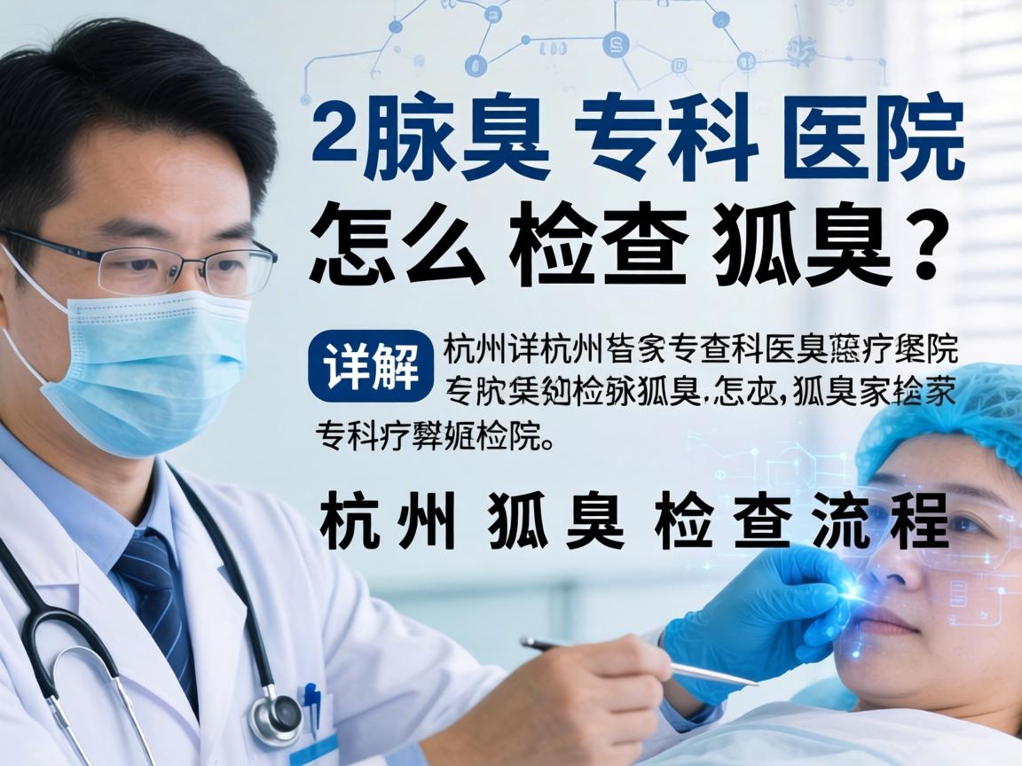杭州腋臭专科医院怎么检查狐臭？详解杭州狐臭检查流程