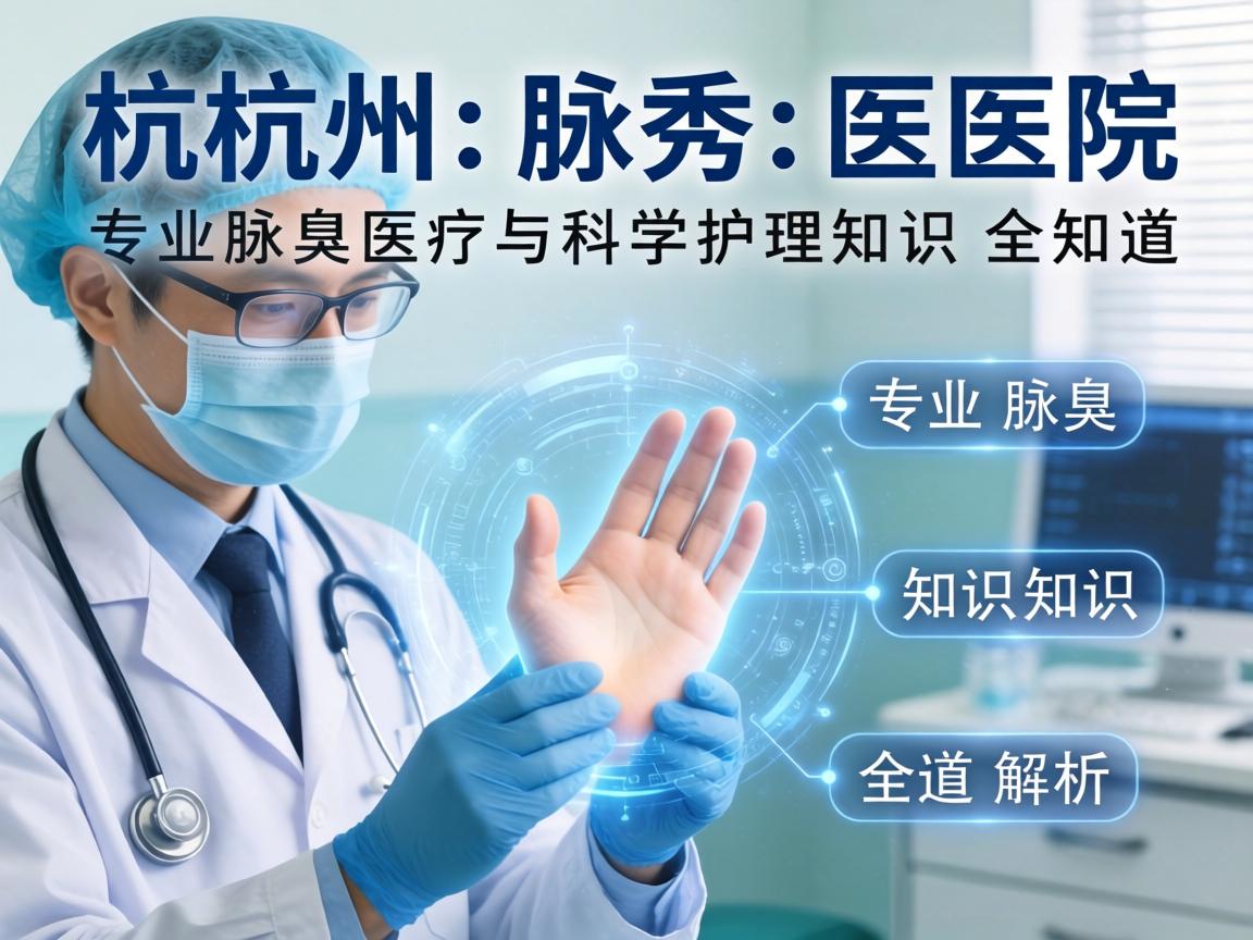 杭州腋秀医院解析，专业腋臭医疗与科学护理知识全知道