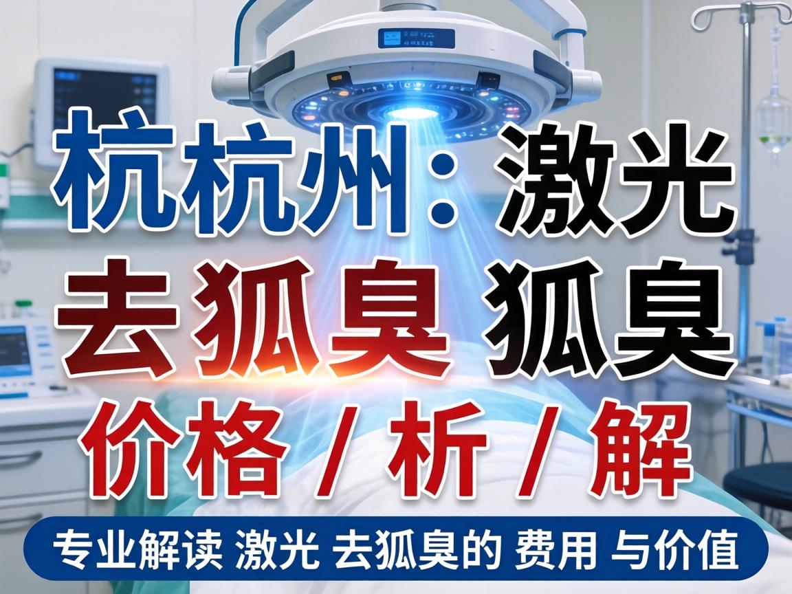 杭州激光去狐臭价格解析，专业解读激光去狐臭的费用与价值