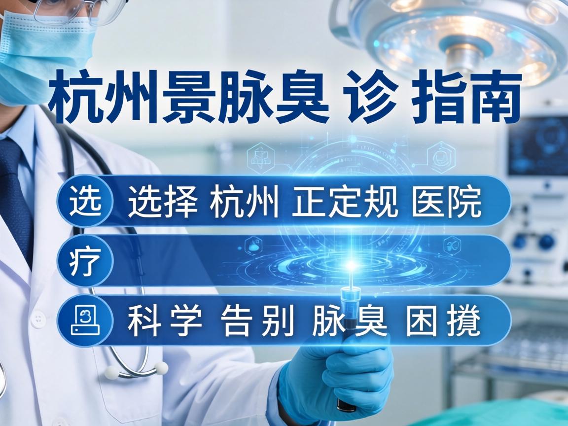 杭州腋臭诊疗指南，选择杭州正规医院，科学告别腋臭困扰