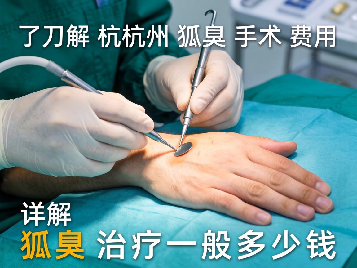 了解杭州狐臭手术费用，详解狐臭治疗一般多少钱