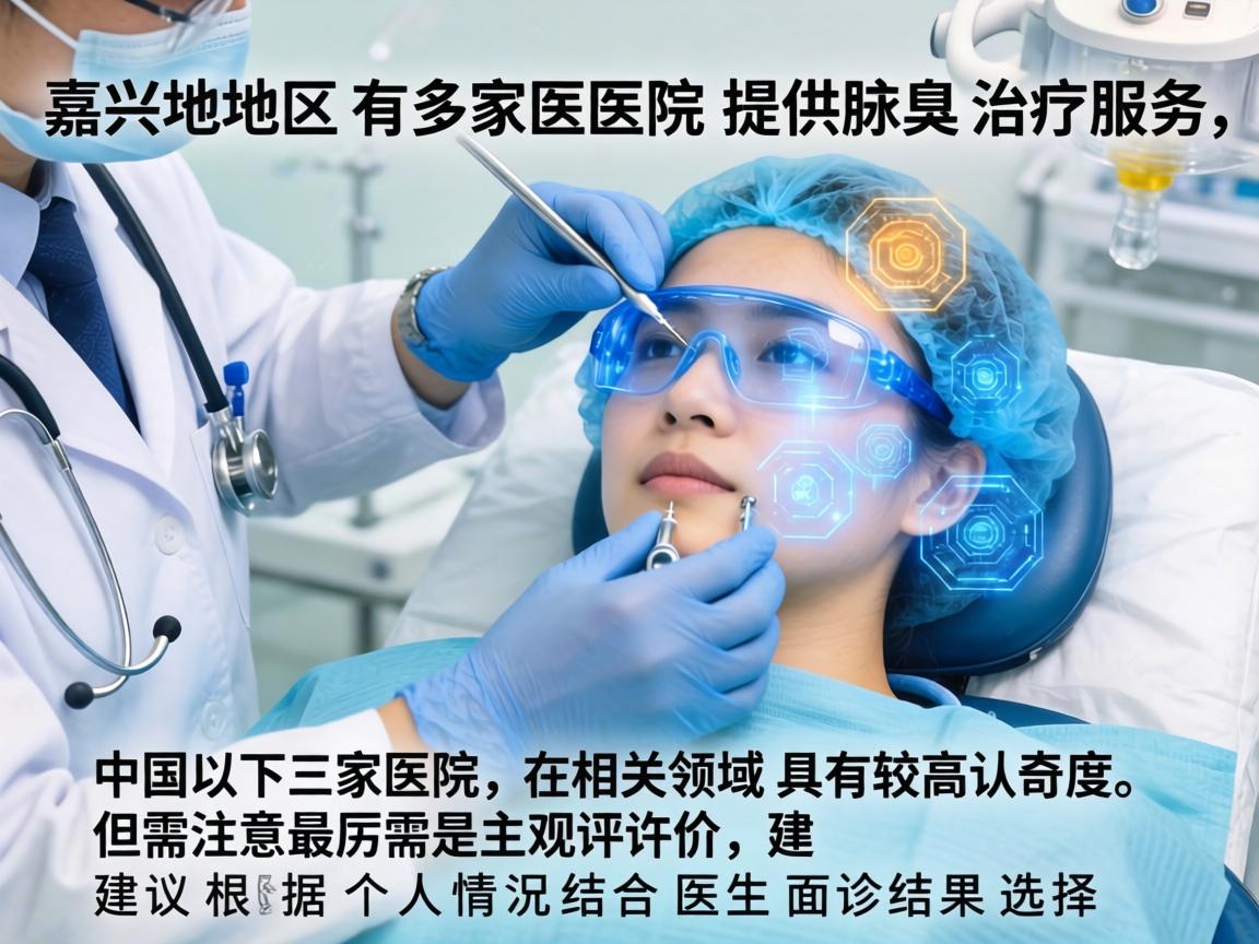 嘉兴地区有多家医院提供腋臭治疗服务，其中以下三家医院在相关领域具有较高认可度，但需注意最厉害是主观评价，建议根据个人情况结合医生面诊结果选择