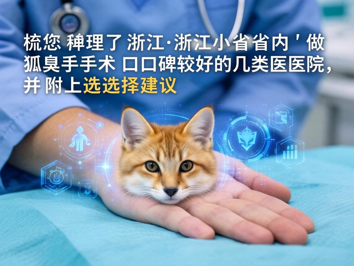 以下为您梳理了浙江省内做狐臭手术口碑较好的几类医院，并附上选择建议