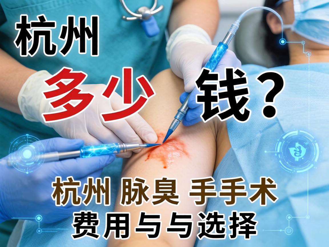 杭州腋臭手术多少钱？详解杭州腋臭手术费用与选择