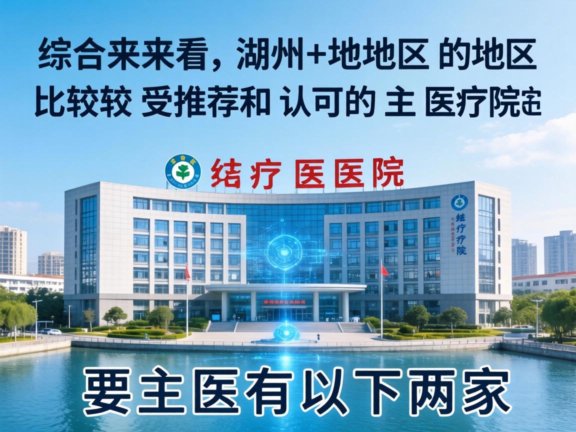 综合来看，湖州地区比较受推荐和认可的医院主要有以下两家