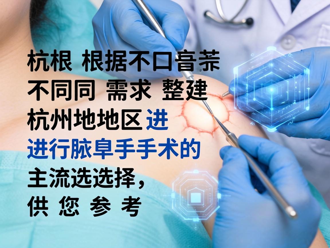 以下是根据不同需求整理的杭州地区进行腋臭手术的主流选择，供您参考