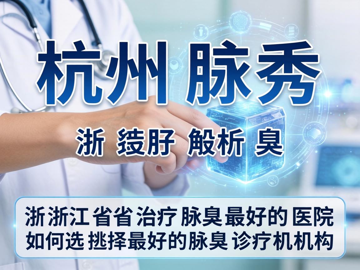 杭州腋秀解析，浙江省治疗腋臭最好的医院，如何选择最好的腋臭诊疗机构