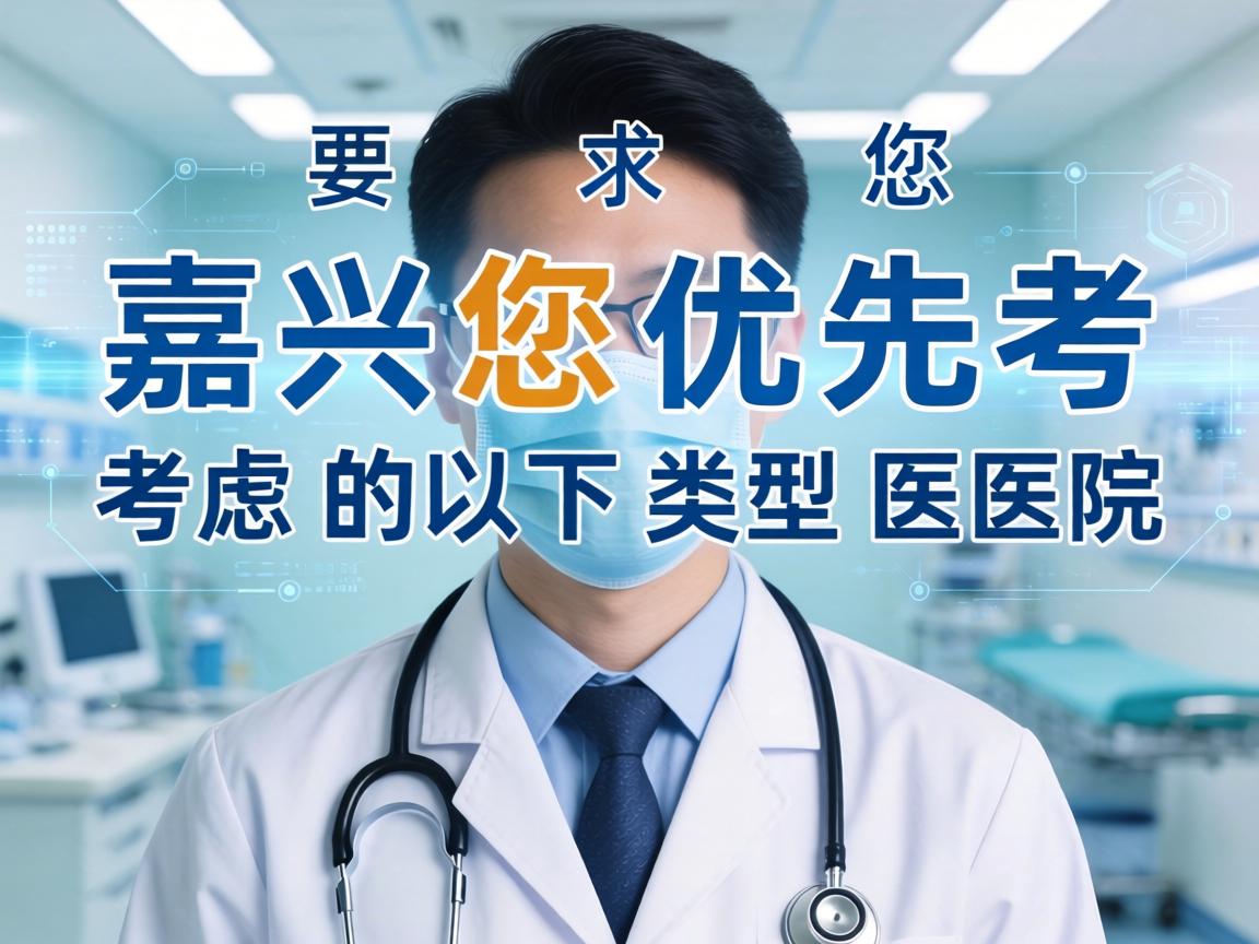 在嘉兴，您可以优先考虑以下类型的医院