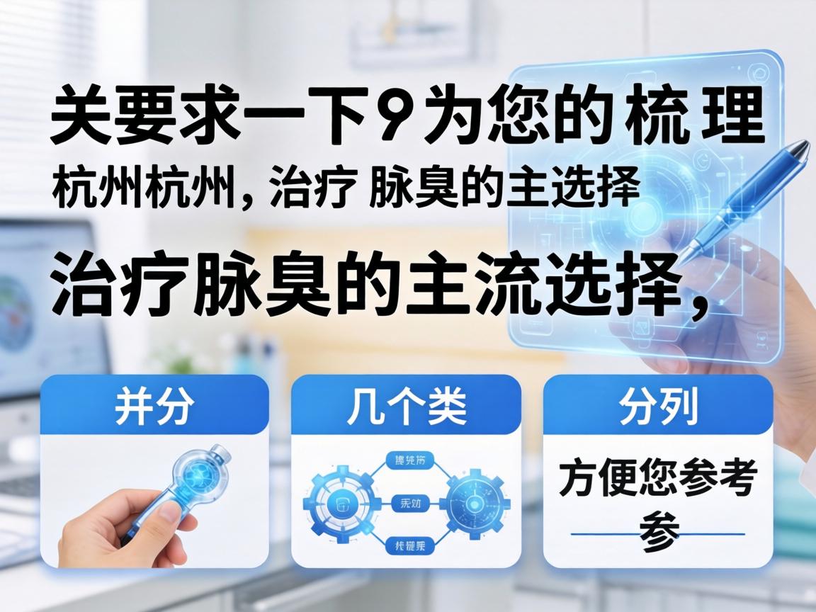 以下为您梳理杭州治疗腋臭的主流选择，并分为几个类别，方便您参考